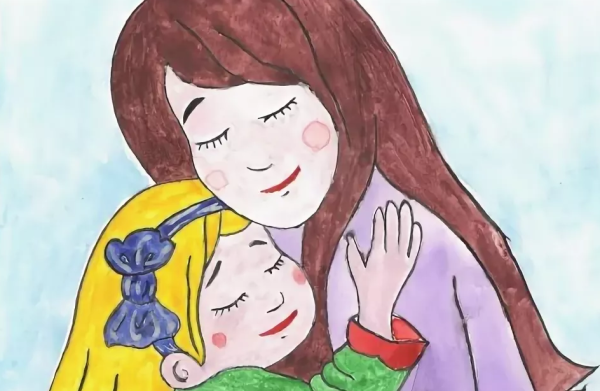 Рисунок на тему мама