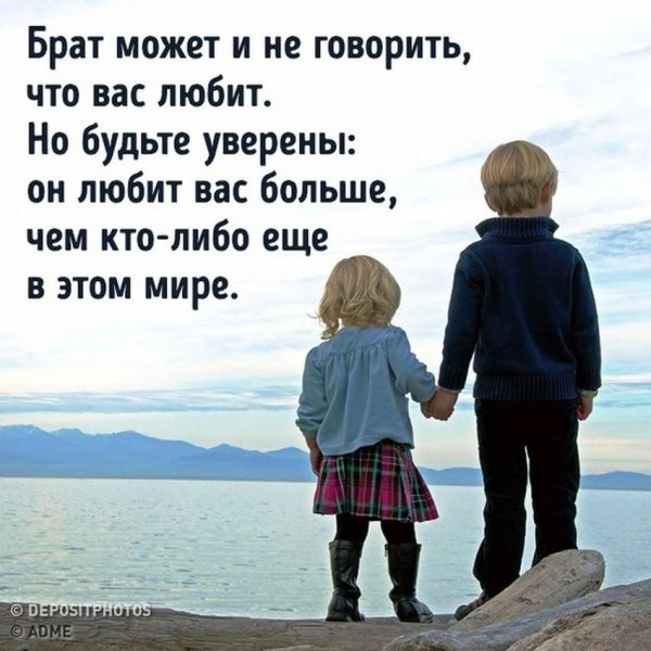 Цитаты про старшего брата