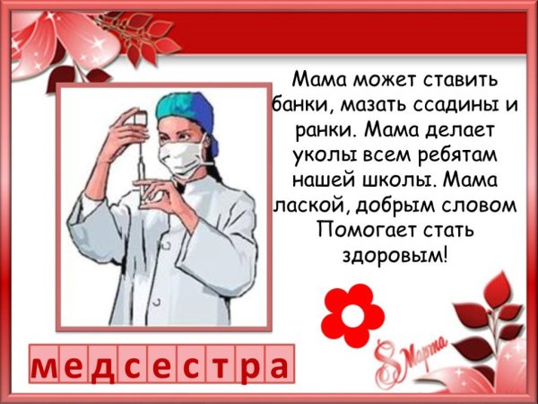 Профессии мам презентация
