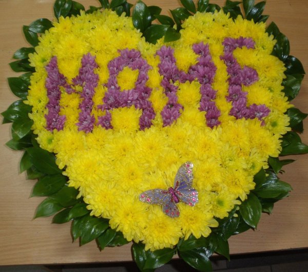 Композиция из цветов для мамы