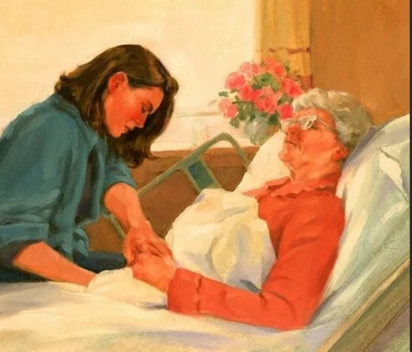 Больной в постели