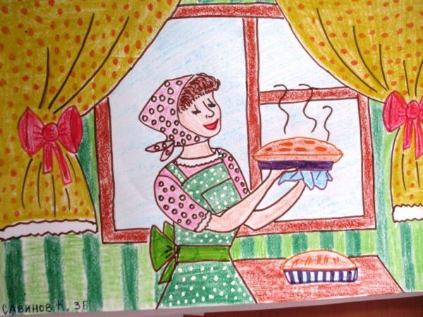 Рисунки с пирогами