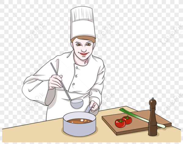 Рисунок на тему моя мама повар