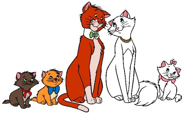 Коты Аристократы папа кот