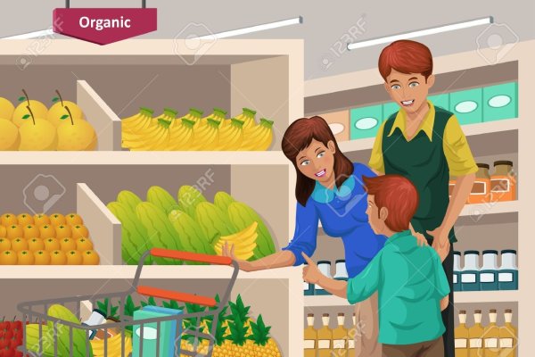Продуктовый магазин иллюстрация