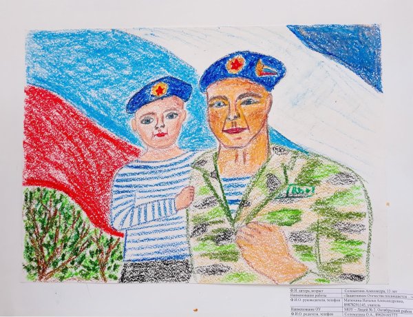 Рисунок на тему защитники Отечества