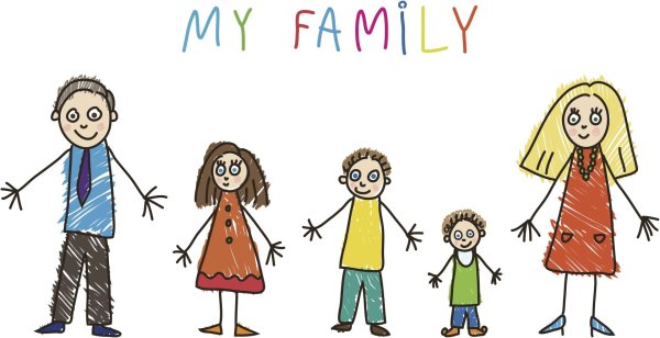 Нарисовать семью по английскому языку
