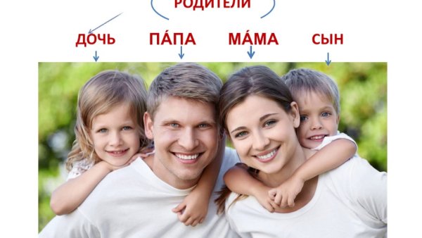 Семья мама папа бабушка дедушка брат сестра
