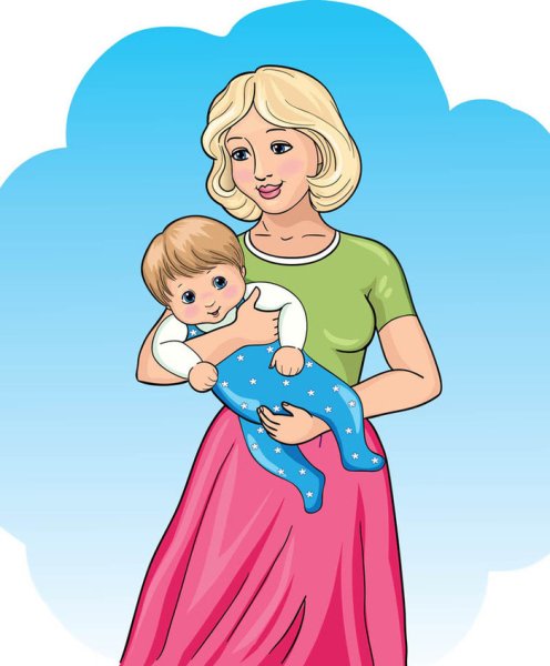 Мама с дошкольником