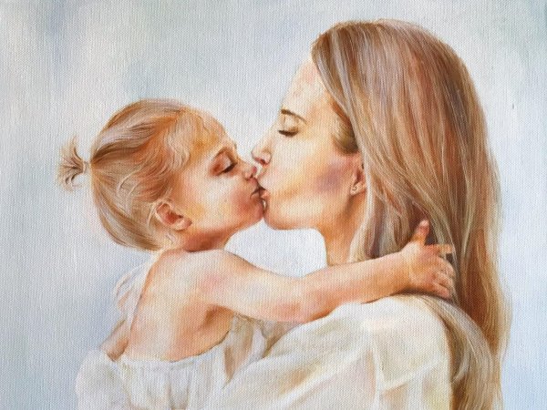 Картина мать с ребенком