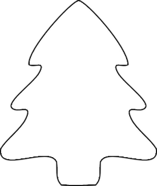 Елка раскраска