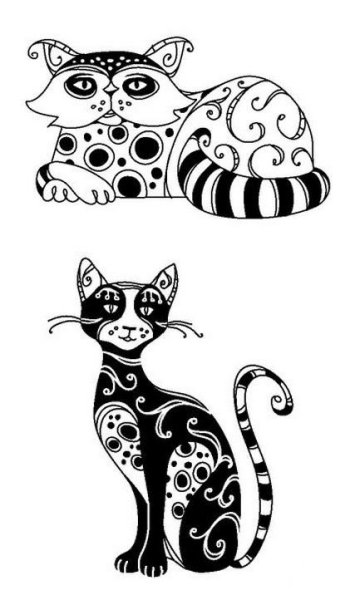 Орнамент коты