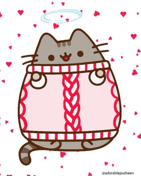 Кавайные котики кот Пушин