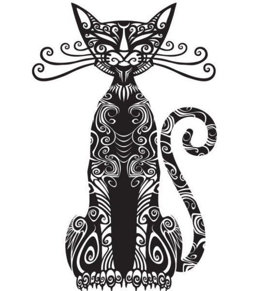 Стилизация кота