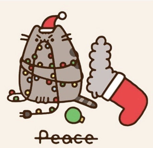 Новогодний котик Пушин