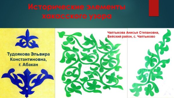 Орнамент Хакасии национальный
