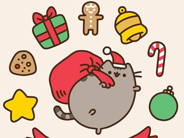 Котик Пушин Рождество