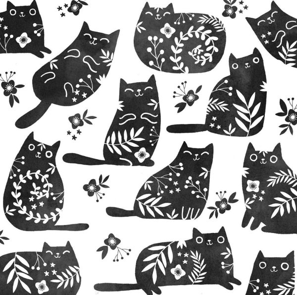 Стилизация кота