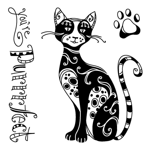 Кошка стилизация
