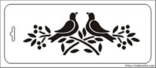 Трафареты птица с узорами (48 фото)