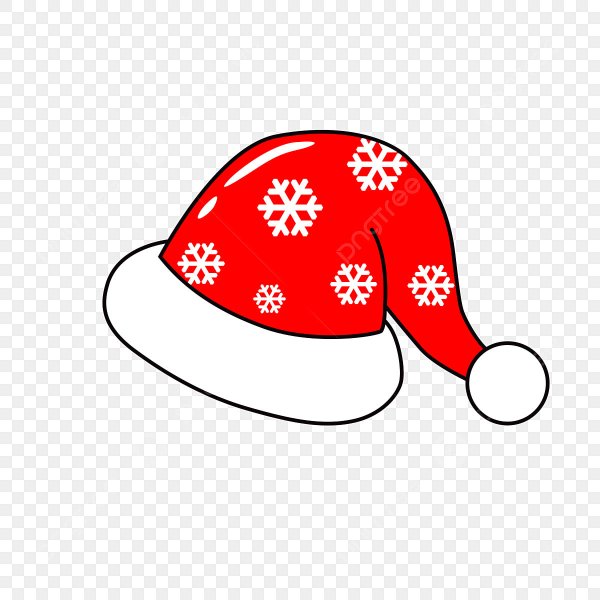 Новогодняя шапка нарисованная