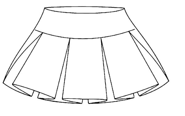 Трафареты юбка с узорами (46 фото)
