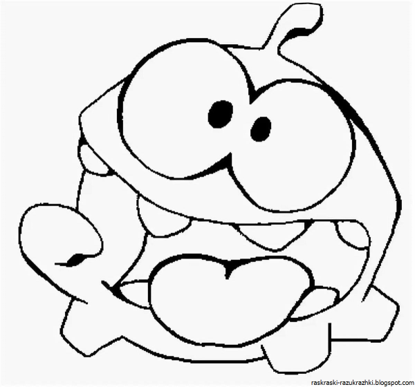 Cut the Rope раскраска