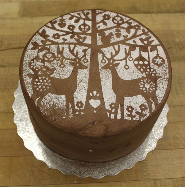 Трафарет для шоколада на торт - 65 фото