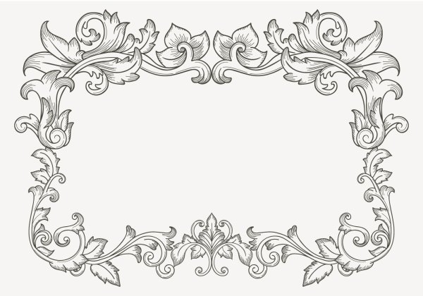 Винтажная рамка для текста