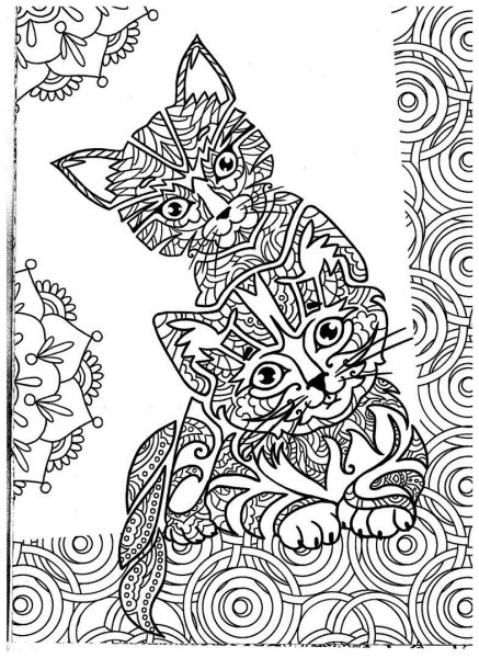 Мандала котик