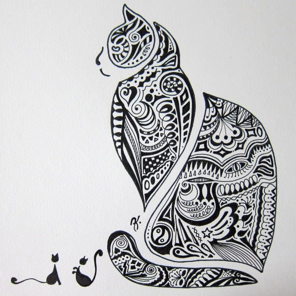 Стилизованный кот