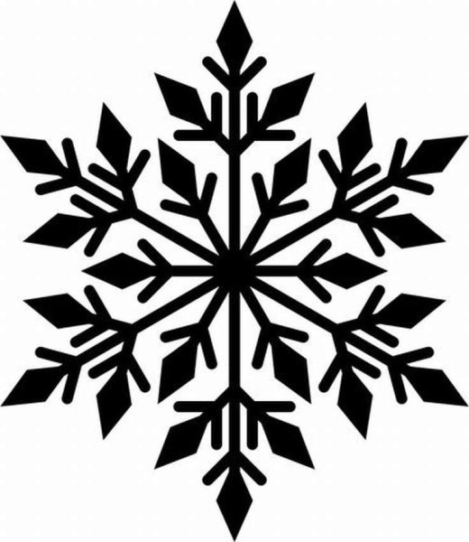 Новогодний венок черно белый