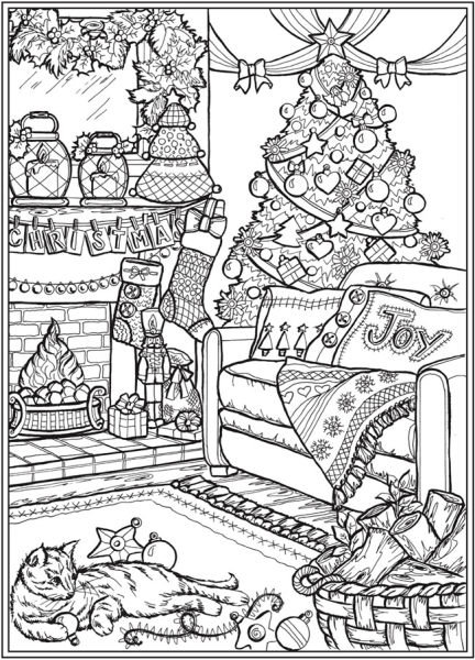 Раскраски Creative haven Christmas