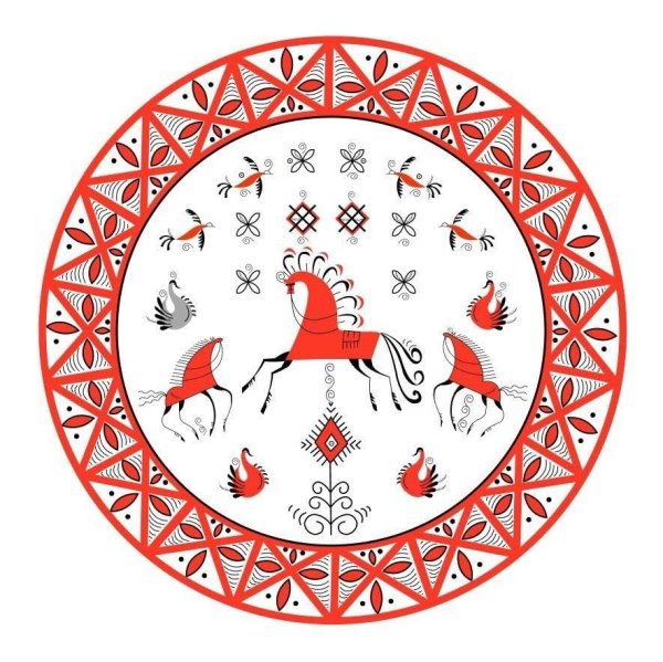 Мезенская роспись Мезени