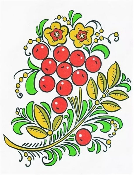 Хохлома рисунок