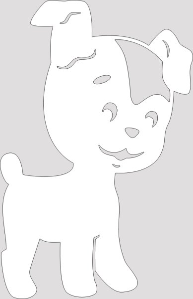 Трафареты животных для вырезания