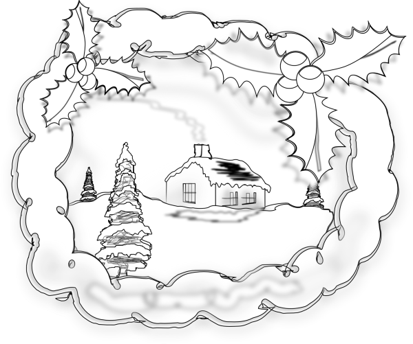 Рождественские рисунки