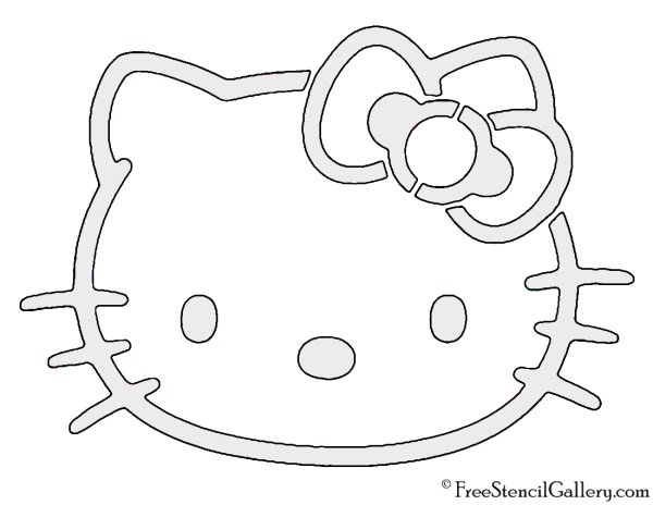 Hello Kitty раскраска Новогодняя
