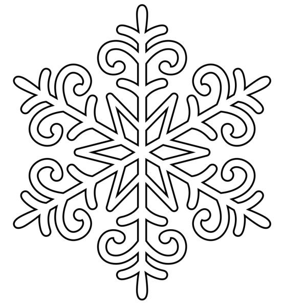 Вытынанки снежинки