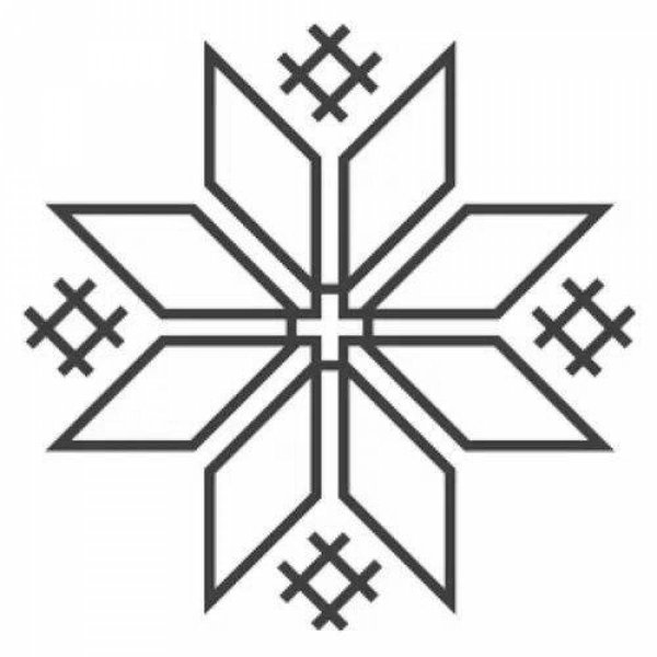 Удмуртия солярный знак белый
