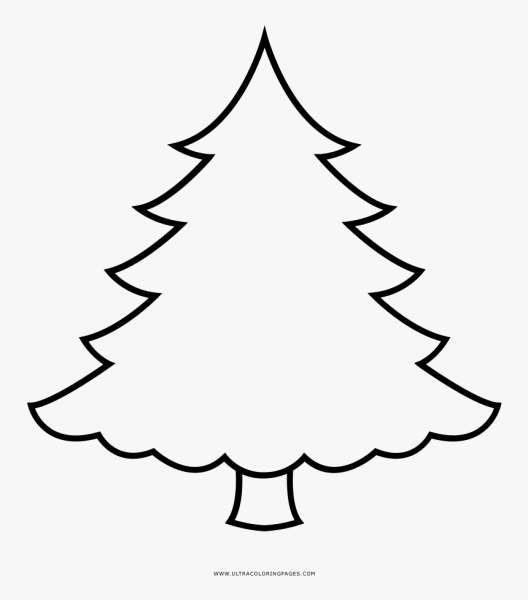 Елка раскраска