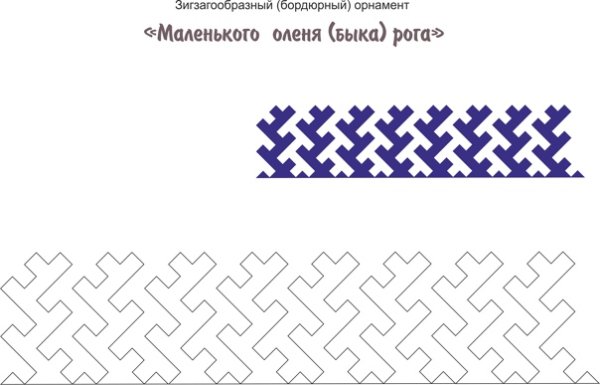Хантыйский орнамент олень