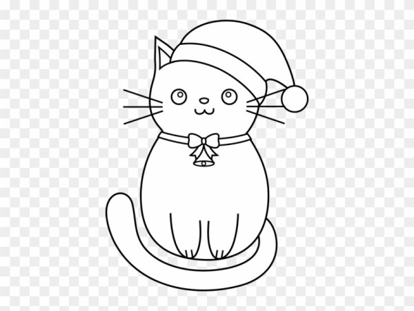 Разукрашка котик