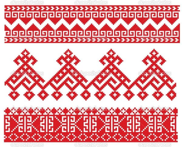 Славянские этнические узоры