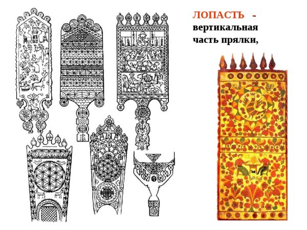Конструкция и декор прялки