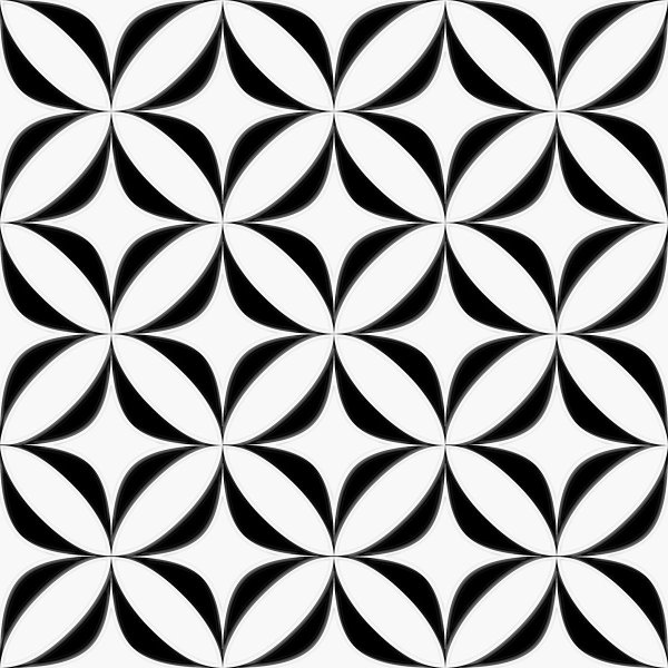 Плитка 20x20 Black and White