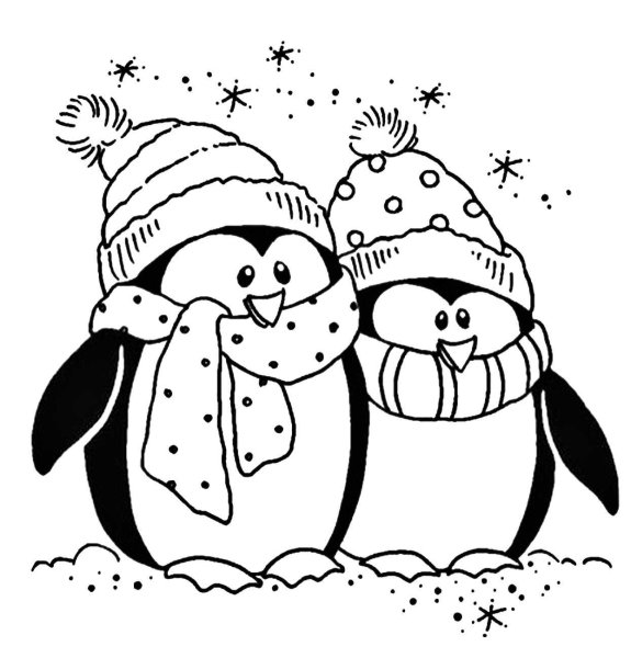 Новогодняя раскраска