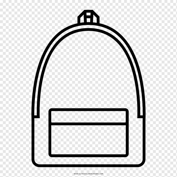 Портфель трафарет