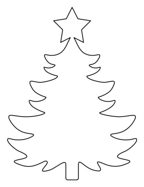 Шаблон елки
