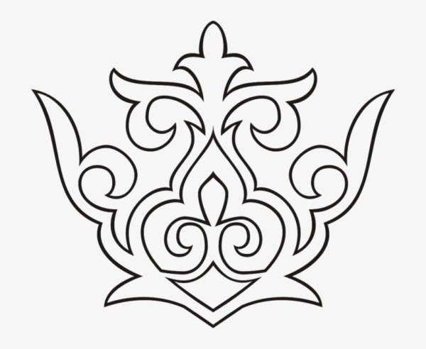 Адыгский орнамент раскраска